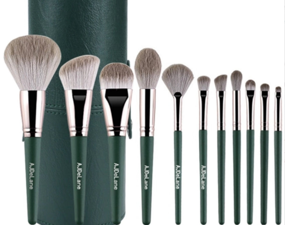 AJDeLane Luxury Makeup Brush Set w/Bag