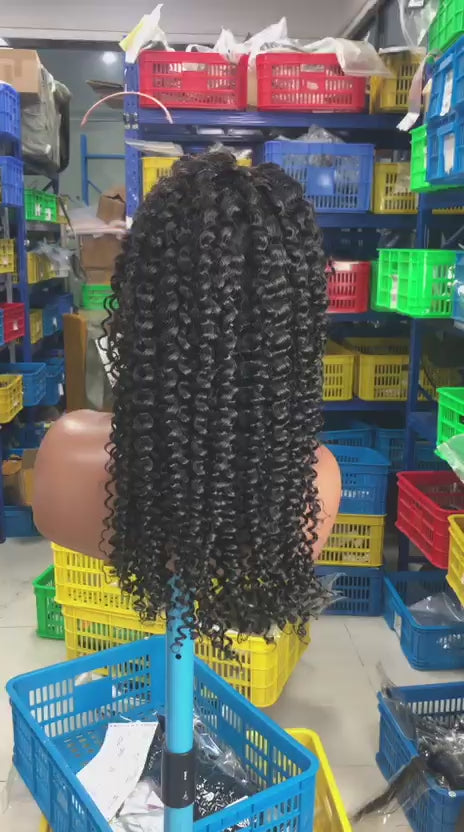 24 inch Kinky Curly 13x4 HD lace wig